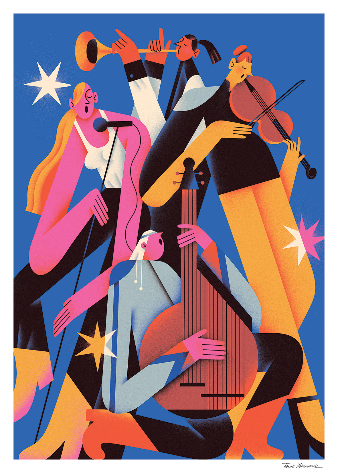 Modern Voices, 50x70